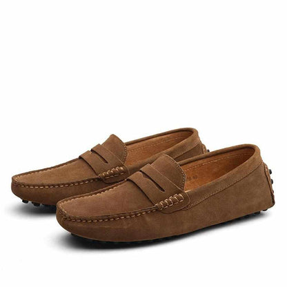 North Royal Leather Driving Loafers