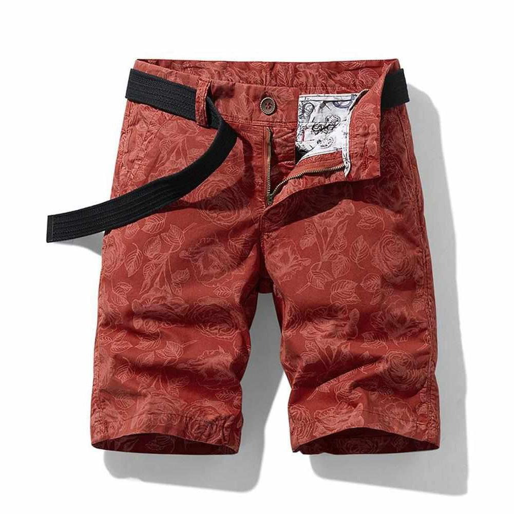 Mens floral hot sale cargo shorts