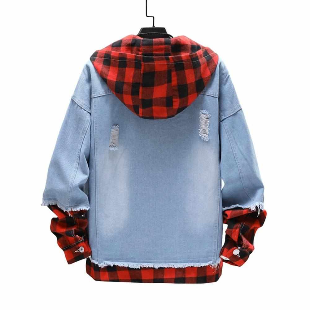 Sky Madrid Denim Plaid Jacket