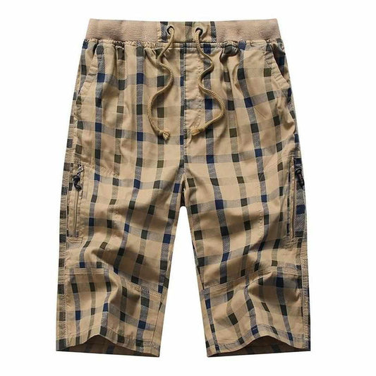 North Royal Plaid Capri Shorts