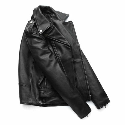 Sky Madrid Leather Biker Jacket