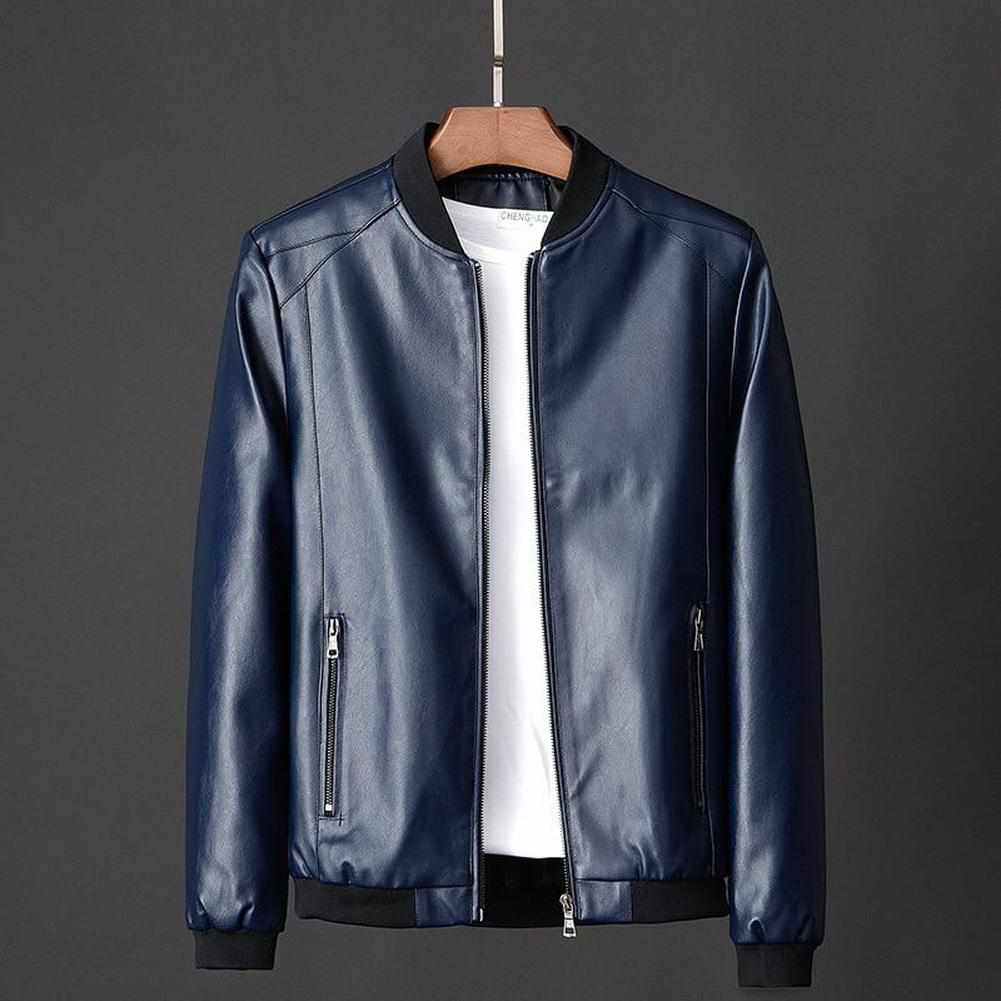 XANDER Premium Black Stud Leather Jacket for Men | ROHA FURS