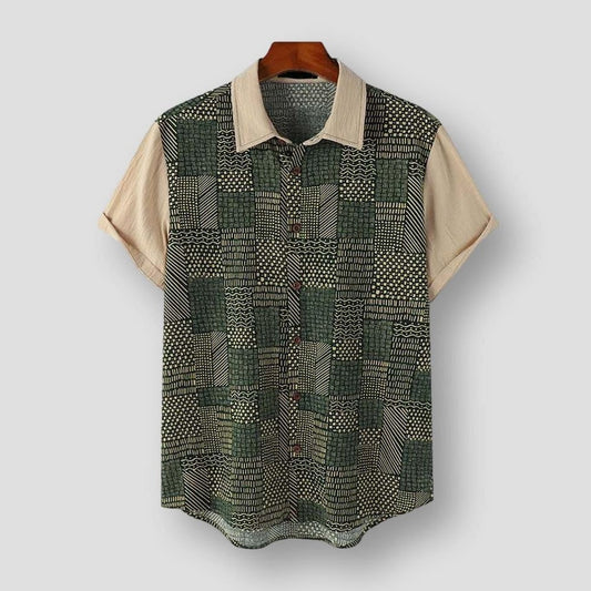 North Royal Brockton Patchwork Cotton Shirt