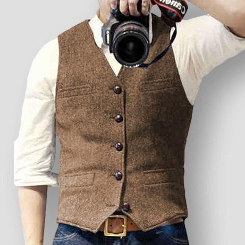 North Royal Manchester Denim Suit Vest