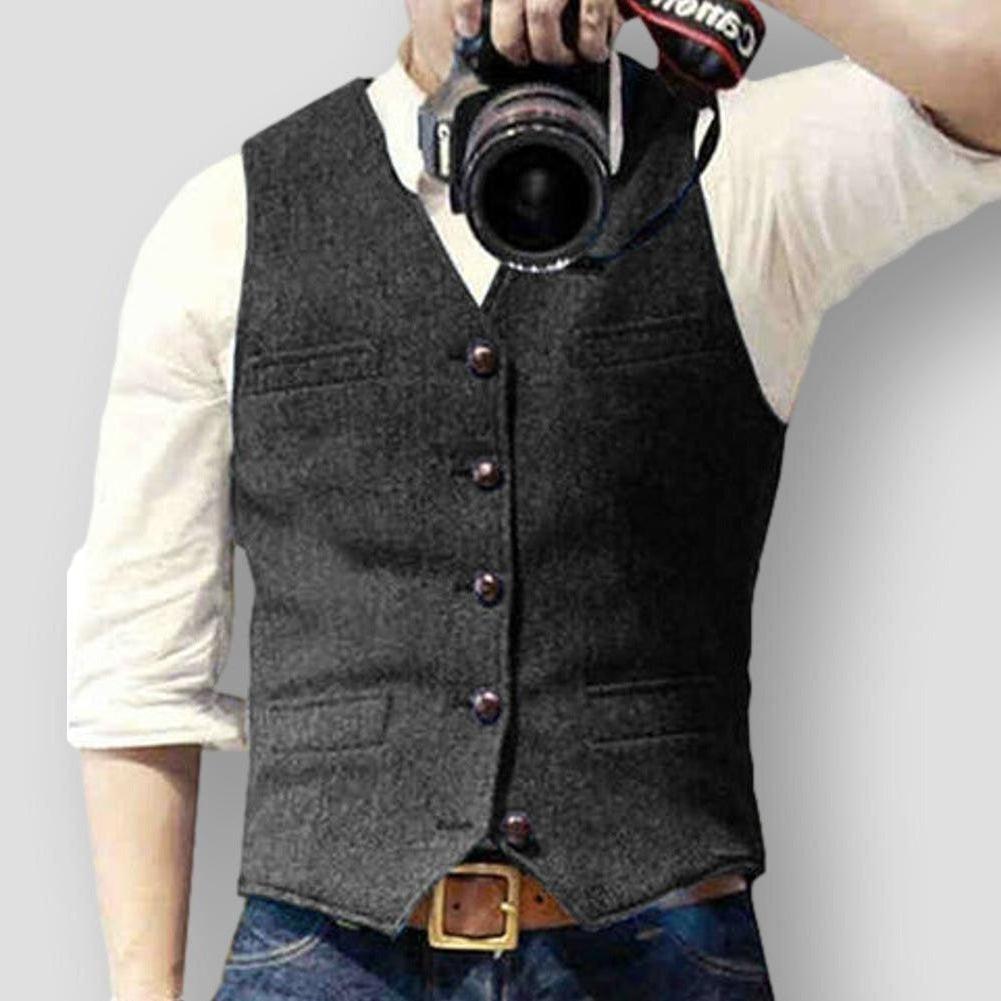 North Royal Manchester Denim Suit Vest