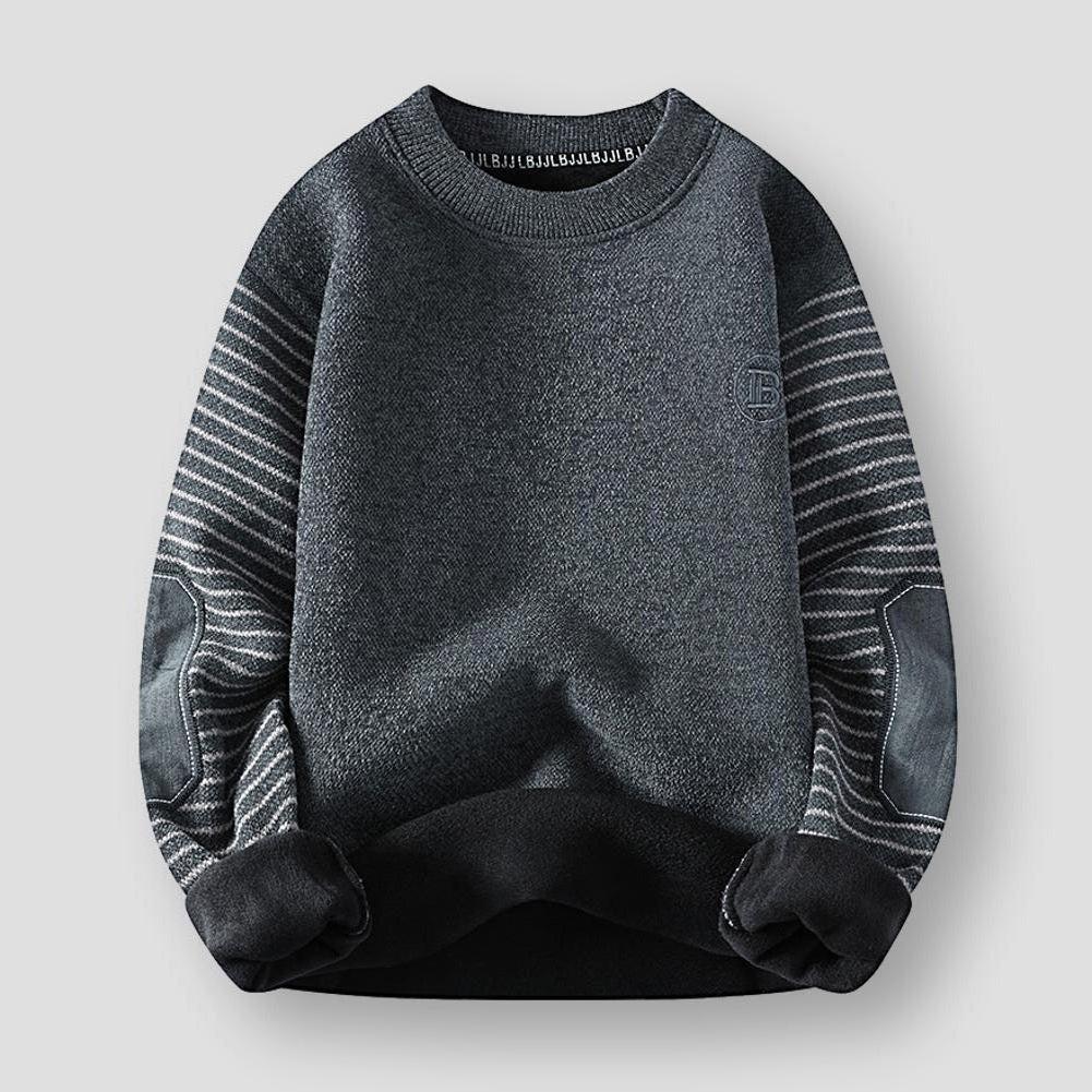 North Royal Striped Fleece Pullover