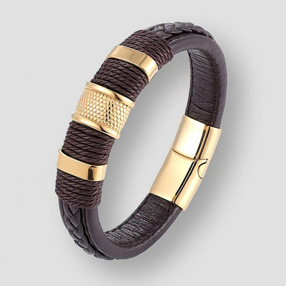 North Royal Leather Rope Bracelet