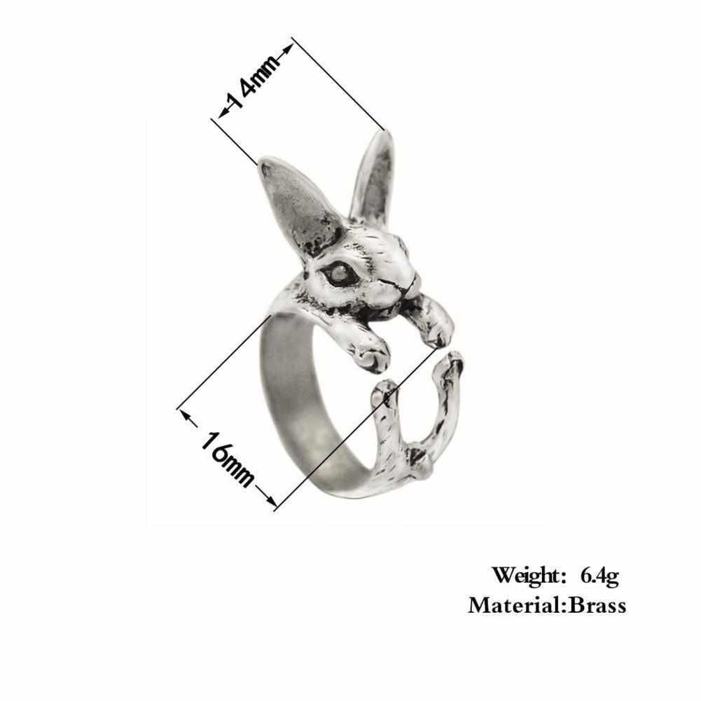 Saint Morris Adjustable Rabbit Ring
