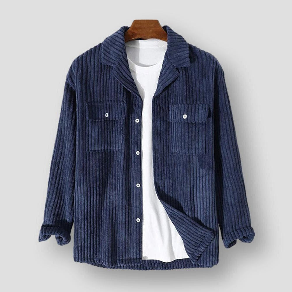 Saint Morris Boston Double Pocket Corduroy Shirt