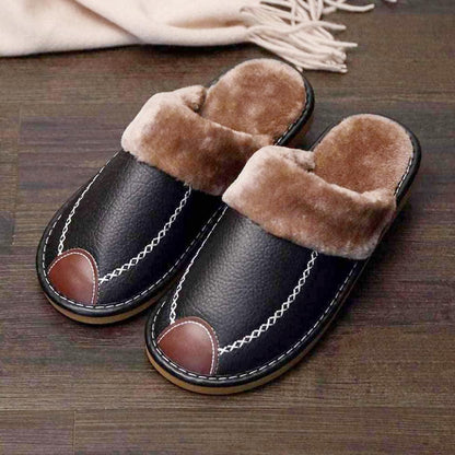 Sky Madrid Leather Slippers