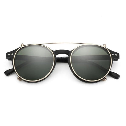 Sky Madrid Valletta Steampunk Retro Sunglasses