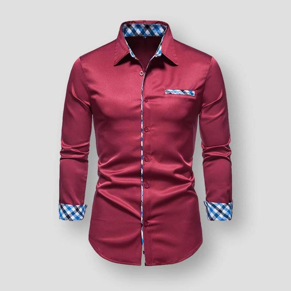 Sky Madrid Wrinkle Resistant Plaid Shirt