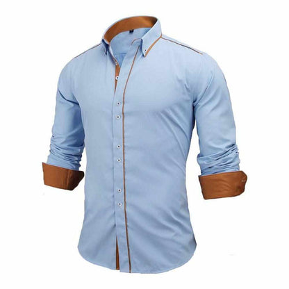 Sky Madrid Casual Button-Down Shirt