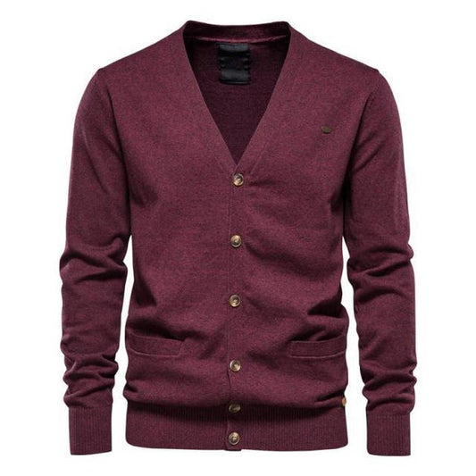 North Royal Wool Button-Up Cardigan
