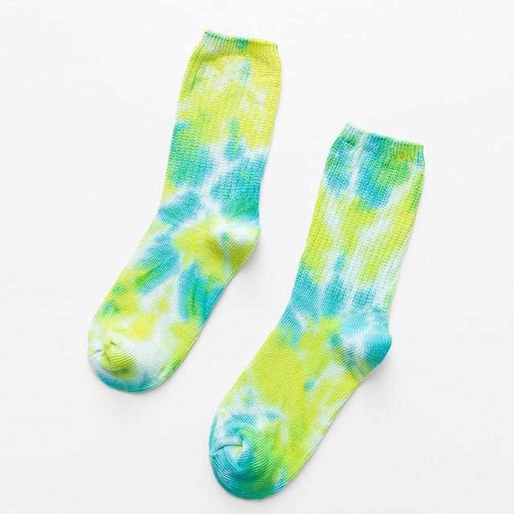 Sky Madrid Tie-Dye Crew Socks