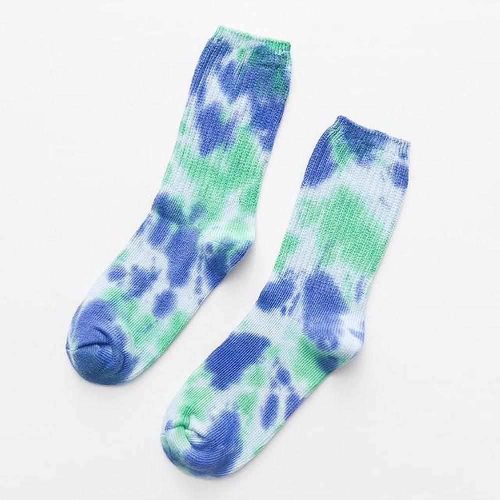 Sky Madrid Tie-Dye Crew Socks