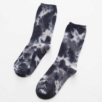 Sky Madrid Tie-Dye Crew Socks