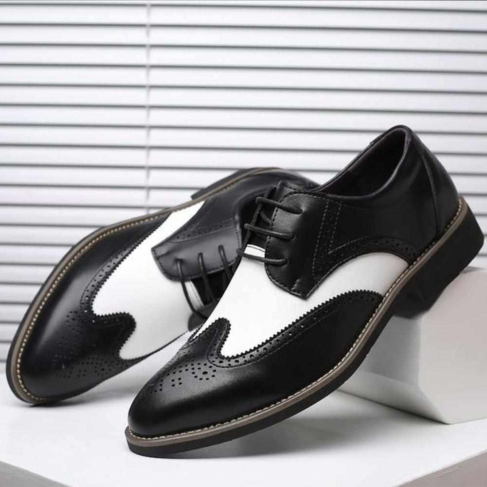 Sky Madrid Leather Brogue Shoes