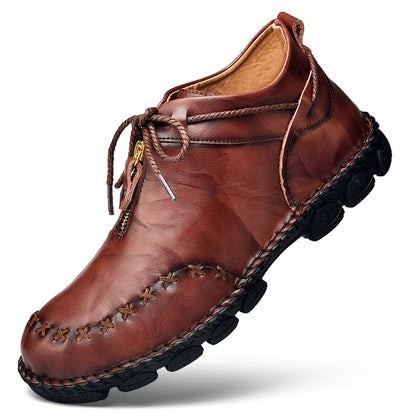 Sky Madrid Vintage Leather Ankle Boot