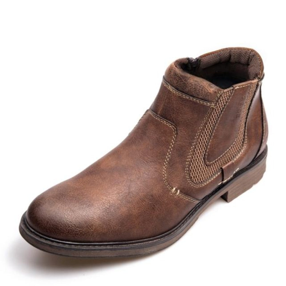 Sky Madrid Chelsea Leather Boots