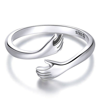 Saint Morris Sterling Silver Hug Ring