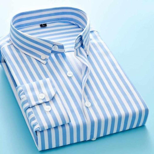 North Royal Executive Button-Down Striped Shirt