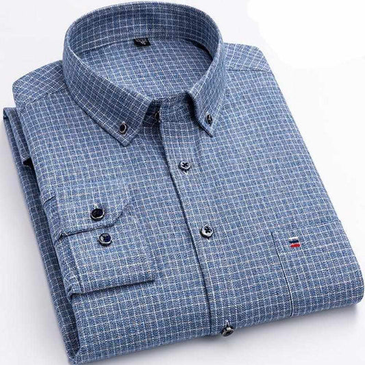 Saint Morris Cotton Button-Down Shirt