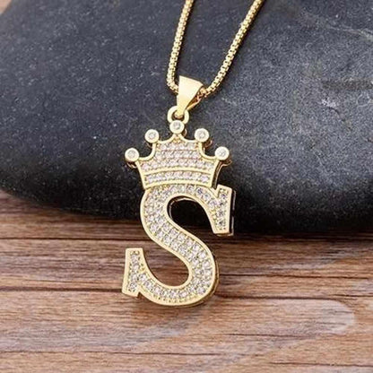 Saint Morris Royal Initial Necklace