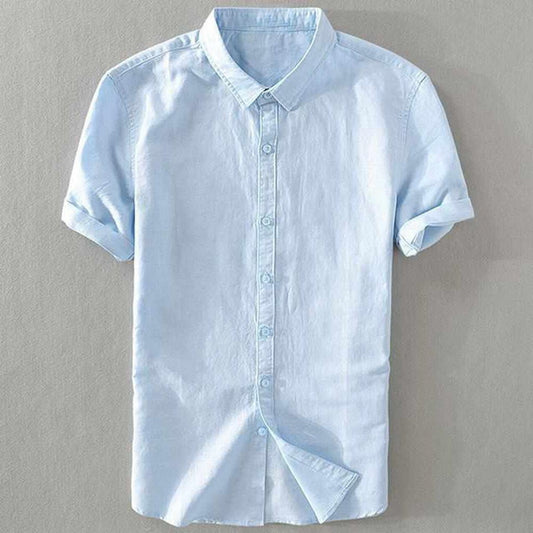 Sky Madrid Linen Short Sleeve Shirt