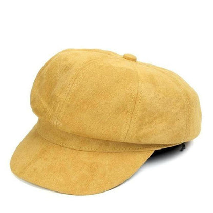 Saint Morris Suede Newsboy Hat