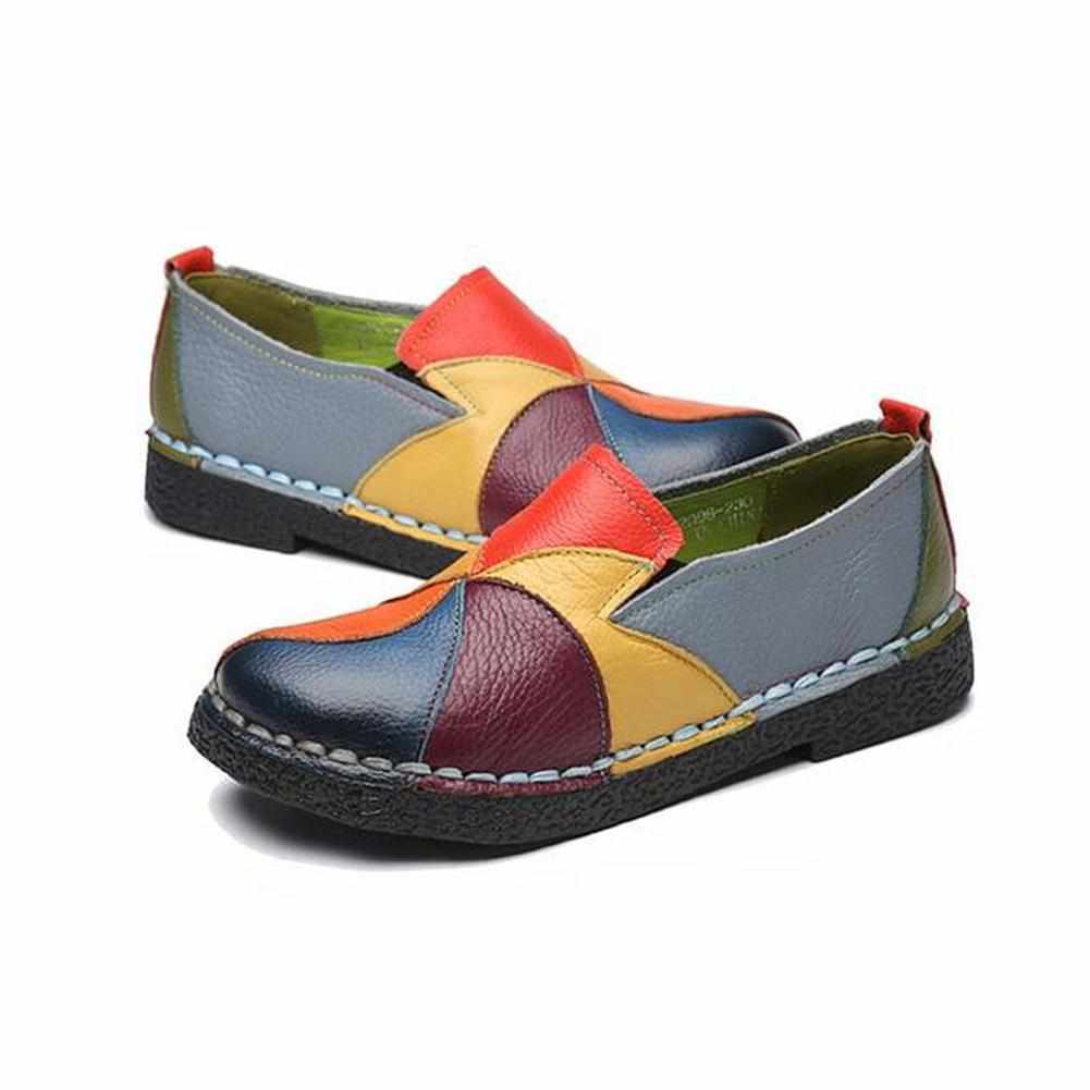 Saint Morris Colorful Leather Loafers