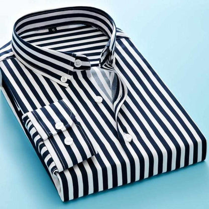 North Royal Executive Button-Down Striped Shirt