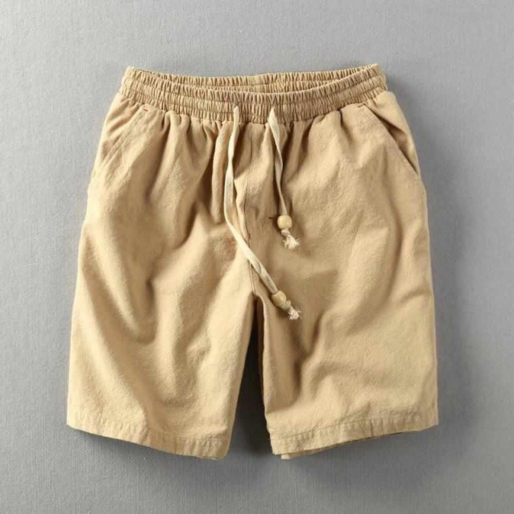 Saint Morris Elastic Linen Shorts