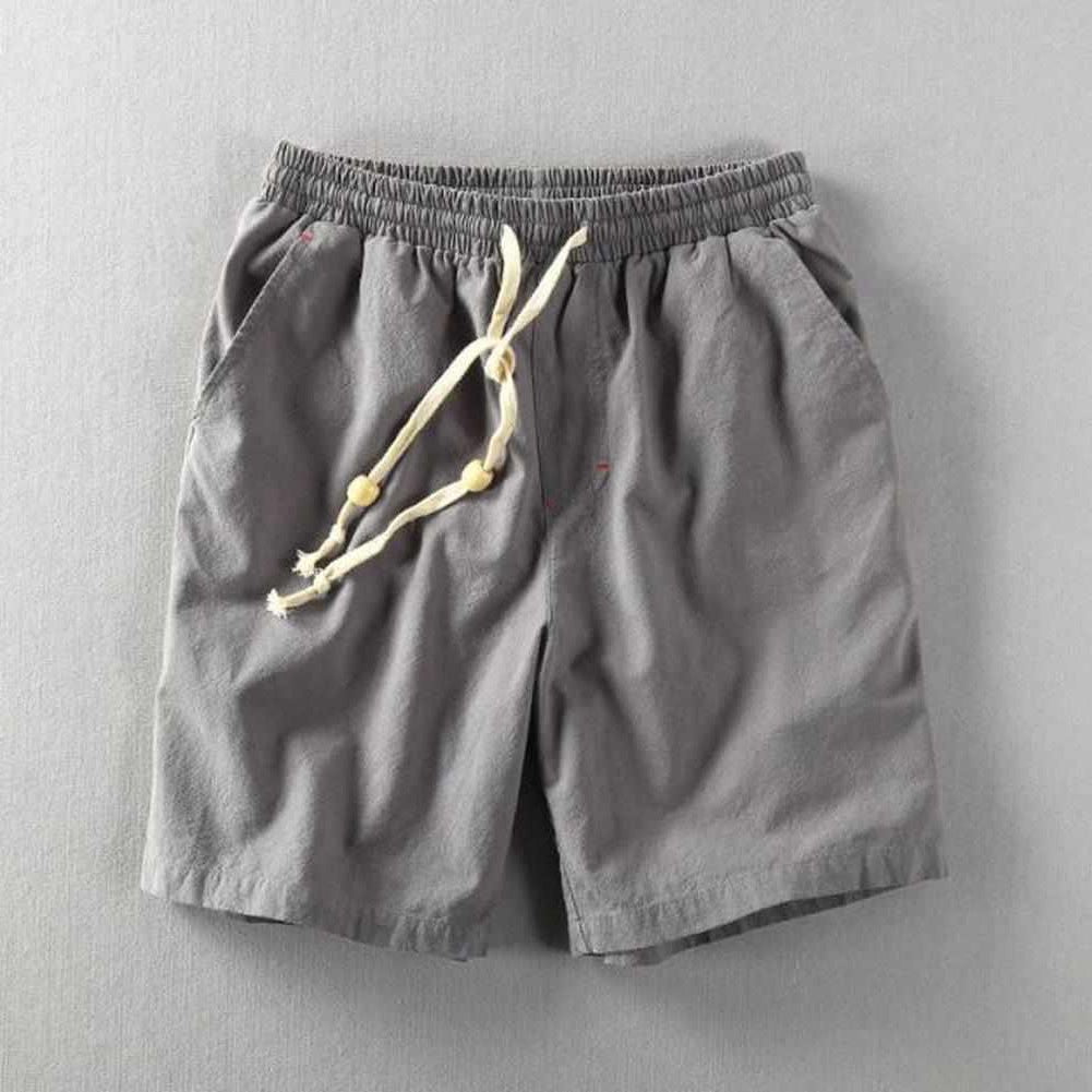 Saint Morris Elastic Linen Shorts